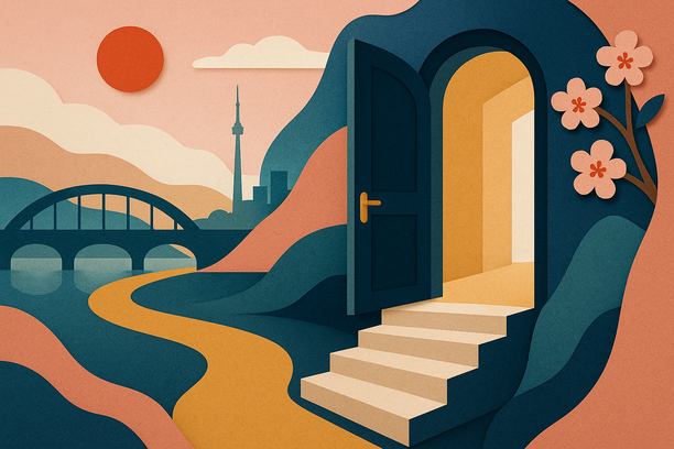 Colorful cutout of iPhone with dollar sign and iPhone 16 on screen