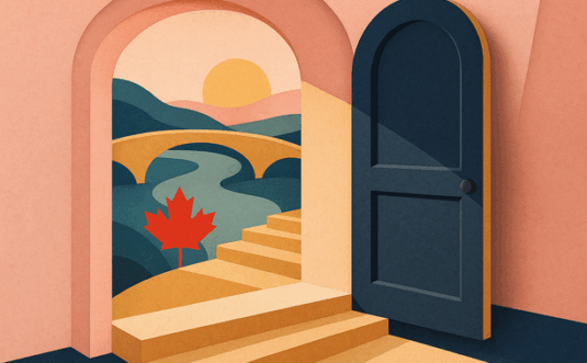 Colorful cutout of iPhone with dollar sign and iPhone 16 on screen