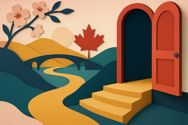 Colorful cutout of iPhone with dollar sign and iPhone 16 on screen