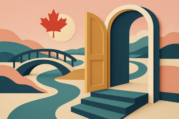 Colorful cutout of iPhone with dollar sign and iPhone 16 on screen